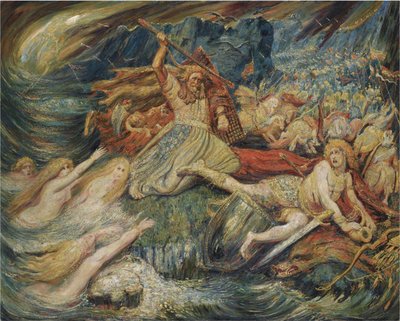 Śmierć Zygfryda, 1899 autorstwa Henry De Groux