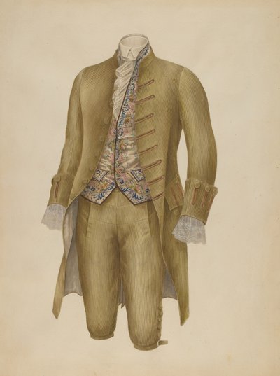 Garnitur męski autorstwa Henry De Wolfe
