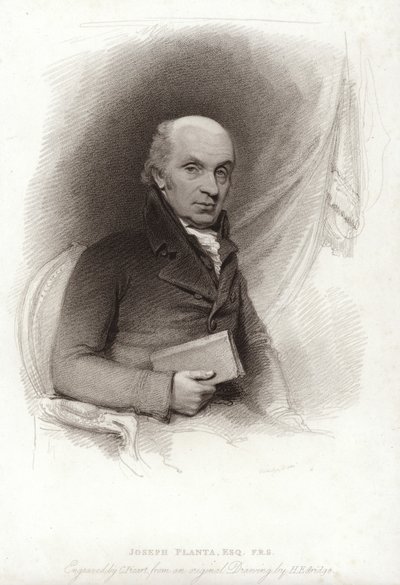 Józef Planta autorstwa Henry Edridge