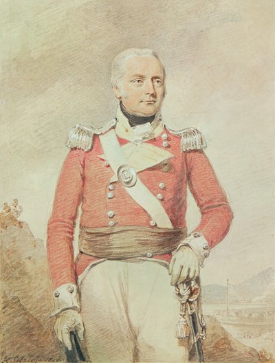 Generał dywizji Patrick McKenzie, 1808 autorstwa Henry Edridge