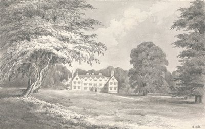 Oakley Hall autorstwa Henry Edridge