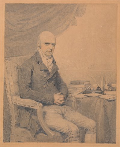Portret Thomasa Estcourta Esq. z Estcourt autorstwa Henry Edridge