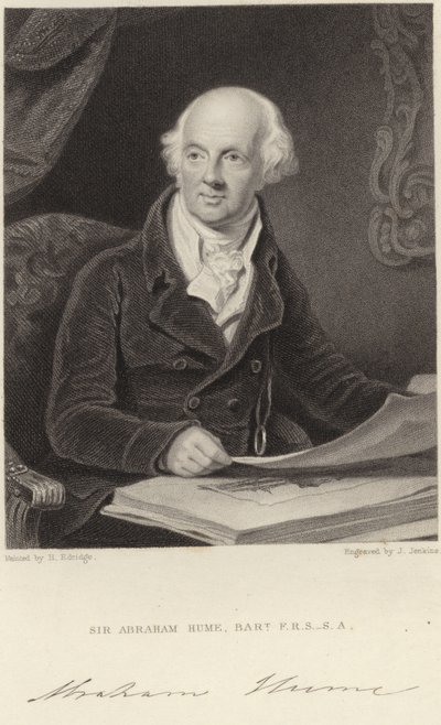 Sir Abraham Hume autorstwa Henry Edridge
