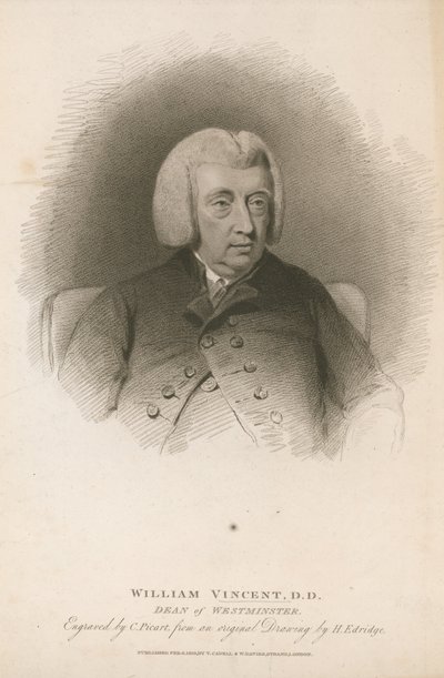 William Vincent, DD, dziekan Westminsteru autorstwa Henry Edridge