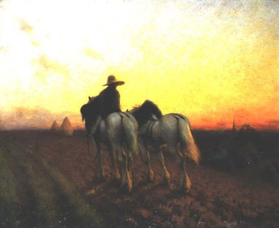 Powrót o zachodzie słońca autorstwa Henry Edward Detmold