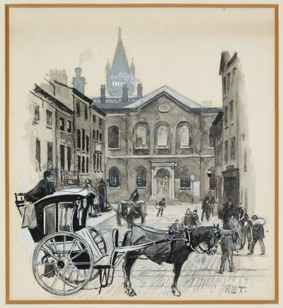 Kaplica kongregacyjna, Grosvenor Street autorstwa Henry Edward Tidmarsh