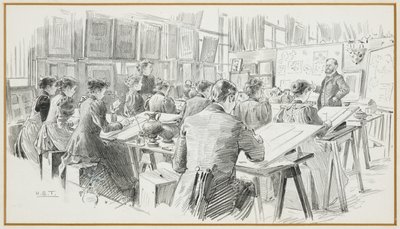 Pracownia Projektowa Miejskiej Szkoły Artystycznej autorstwa Henry Edward Tidmarsh