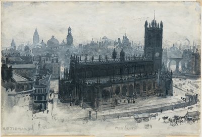 Manchester z Gimnazjum autorstwa Henry Edward Tidmarsh
