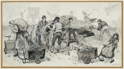 Sprzedaż koksu w gazowni autorstwa Henry Edward Tidmarsh
