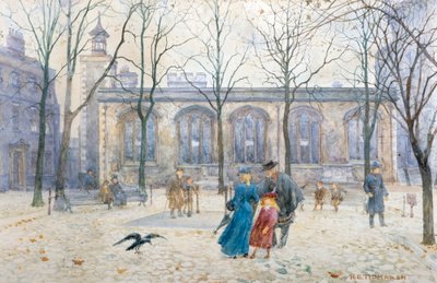 Kruk kościelny, Tower of London (akwarela) autorstwa Henry Edward Tidmarsh