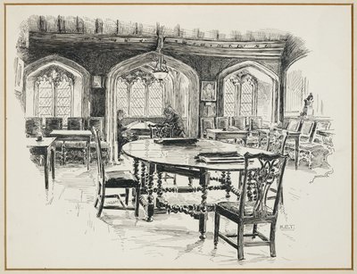 Czytelnia, Chetham College autorstwa Henry Edward Tidmarsh