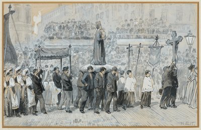 Procesje na Zielone Świątki autorstwa Henry Edward Tidmarsh