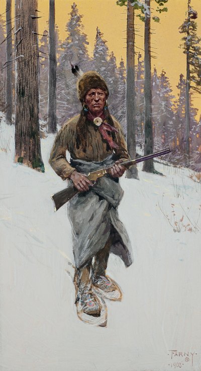 Chwila napięcia autorstwa Henry Farny