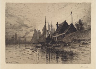 Port w Nowym Jorku autorstwa Henry Farrer