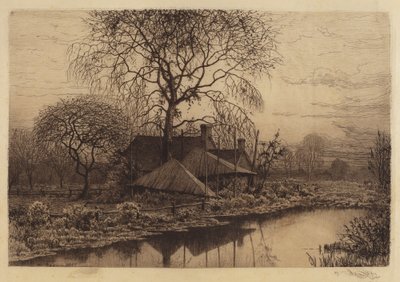 Bez tytułu (Dom wiejski, Long Island) autorstwa Henry Farrer