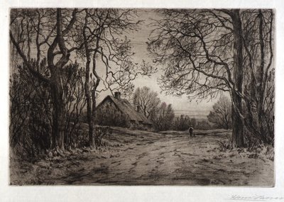 Zimowy wieczór autorstwa Henry Farrer
