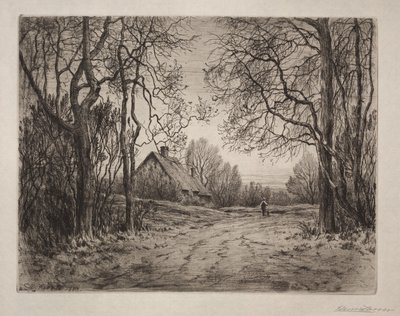 Zimowy wieczór autorstwa Henry Farrer