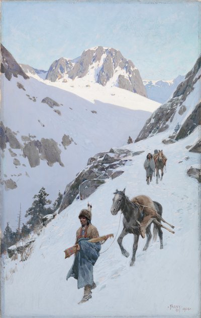 Udane polowanie, 1906. autorstwa Henry Francois Farny