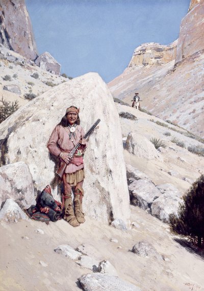 Niepewność, 1890 autorstwa Henry Francois Farny