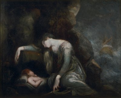 Dana? i Perseusz na Seriphos(?) autorstwa Johann Heinrich Füssli