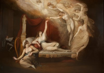 Wizja Katarzyny Aragońskiej. 1781 autorstwa Johann Heinrich Füssli