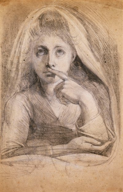 Martha Hess jako Cisza autorstwa Johann Heinrich Füssli