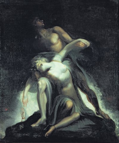 Wizja potopu z „Raju utraconego” Johna Miltona (1608-1674) autorstwa Johann Heinrich Füssli