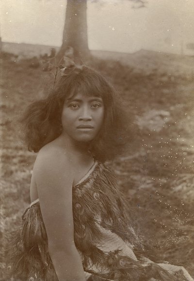 Studium Maorysa, ok. 1910 (odbitka żelatynowo-srebrowa) autorstwa Henry Gaze