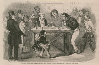 Święta Bożego Narodzenia na Politechnice (grafika) autorstwa Henry George Hine