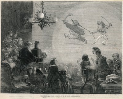 Latarnia magiczna (grafika) autorstwa Henry George Hine