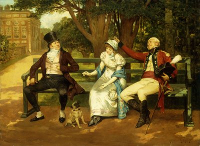 Konkurując o uwagę, autorstwa Henry Gillard Glindoni