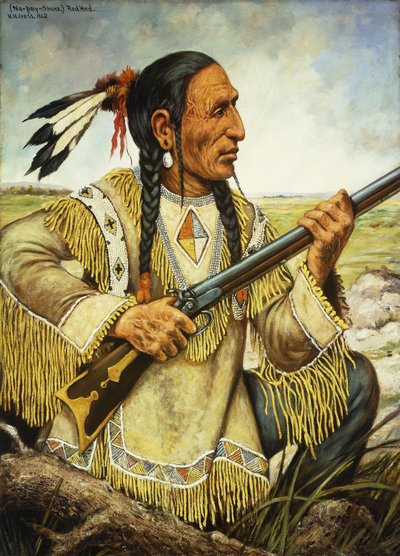 (Na-Pay-Shure) Czerwona ręka, 1862 autorstwa Henry H. Cross