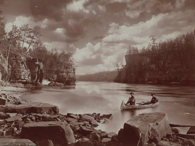 Lower Jaws, Dells of the Wisconsin, 1903 (zdjęcie) autorstwa Henry Hamilton Bennett