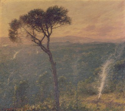 Liguryjska dolina, ok. 1910 (olej na płótnie) autorstwa Henry Herbert La Thangue