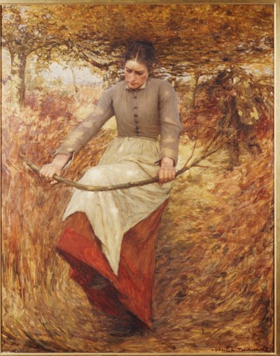 Jesienny poranek autorstwa Henry Herbert La Thangue