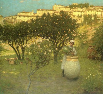 Grudzień w Prowansji autorstwa Henry Herbert La Thangue