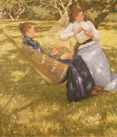 W sadzie, 1893 autorstwa Henry Herbert La Thangue