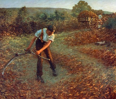 Koszenie Bracken, c1903, 1912. autorstwa Henry Herbert La Thangue