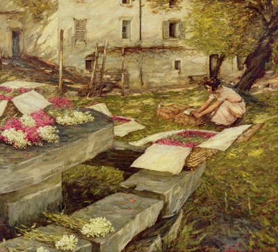 Zbieranie zapasów autorstwa Henry Herbert La Thangue