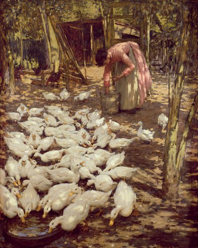 Mały Gospodarstwo, 1896 autorstwa Henry Herbert La Thangue