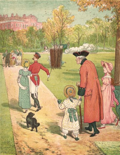 Biegnąc, by zobaczyć księżniczkę (kolor lito) autorstwa Henry Hetherington Emmerson