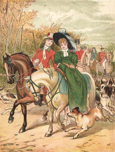 Spotkanie (litografia kolorowa) autorstwa Henry Hetherington Emmerson