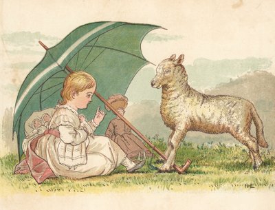 Księżniczka i Baranek (kolor lito) autorstwa Henry Hetherington Emmerson