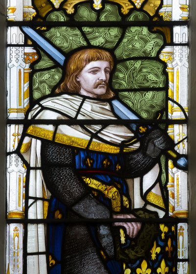 Cambridge, Trinity College, Heaton Butler & Bayne, Henry Holiday, Ludovicus, 1870, adaptacja Carla Almquista autorstwa Henry Holiday