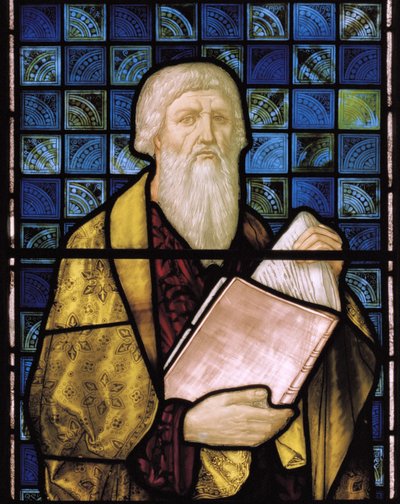 Isaiah, 1879 (stained glass) autorstwa Henry Holiday