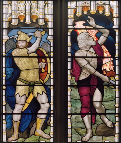 Jozue i Eliasz, 1882 r. autorstwa Henry Holiday