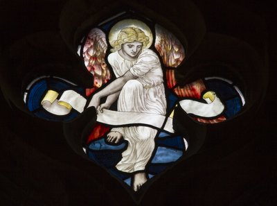 Tracerium Quatrefoil, Anioł, 1882 autorstwa Henry Holiday