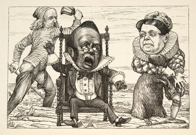 Strach był tak wielki, że jego kamizelka zrobiła się biała” z książki „Polowanie na snark, agonia w ośmiu napadach” Lewisa Carrolla, pub. 1876 autorstwa Henry Holiday