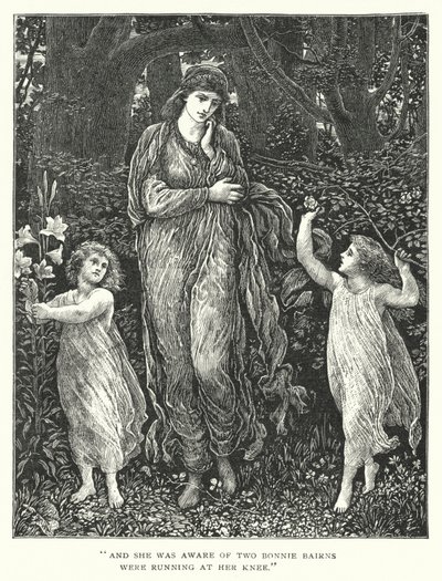 Bonnie Bairns (grawerowanie) autorstwa Henry Holiday