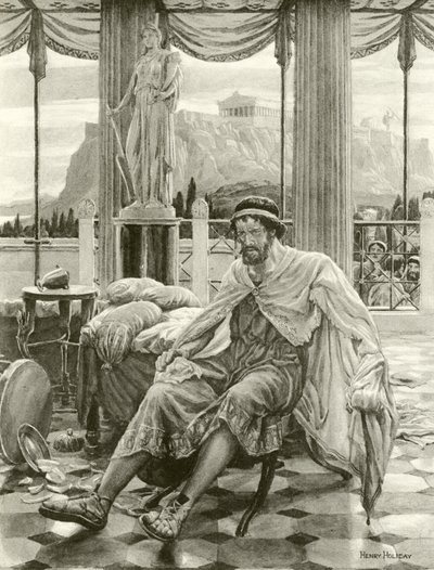 Timon z Aten (grawiura) autorstwa Henry Holiday